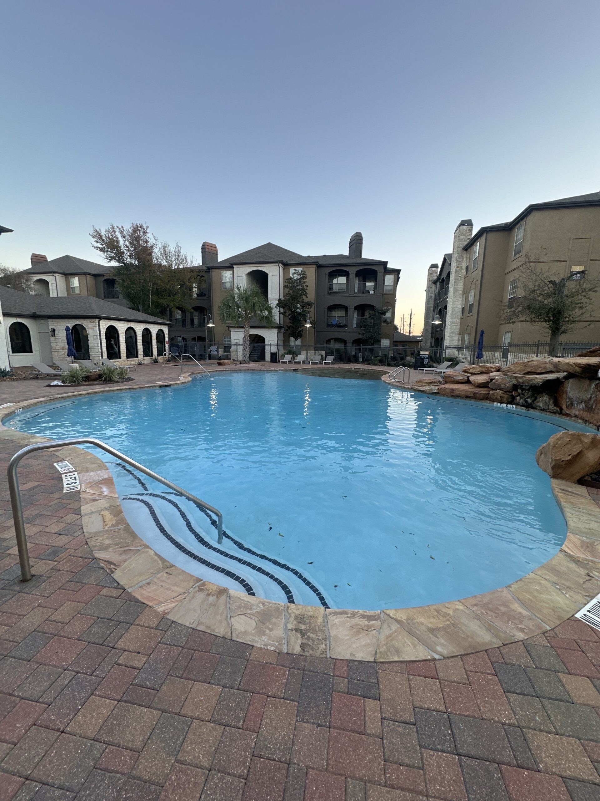 Pool serviced by Blue Orca Aquatics