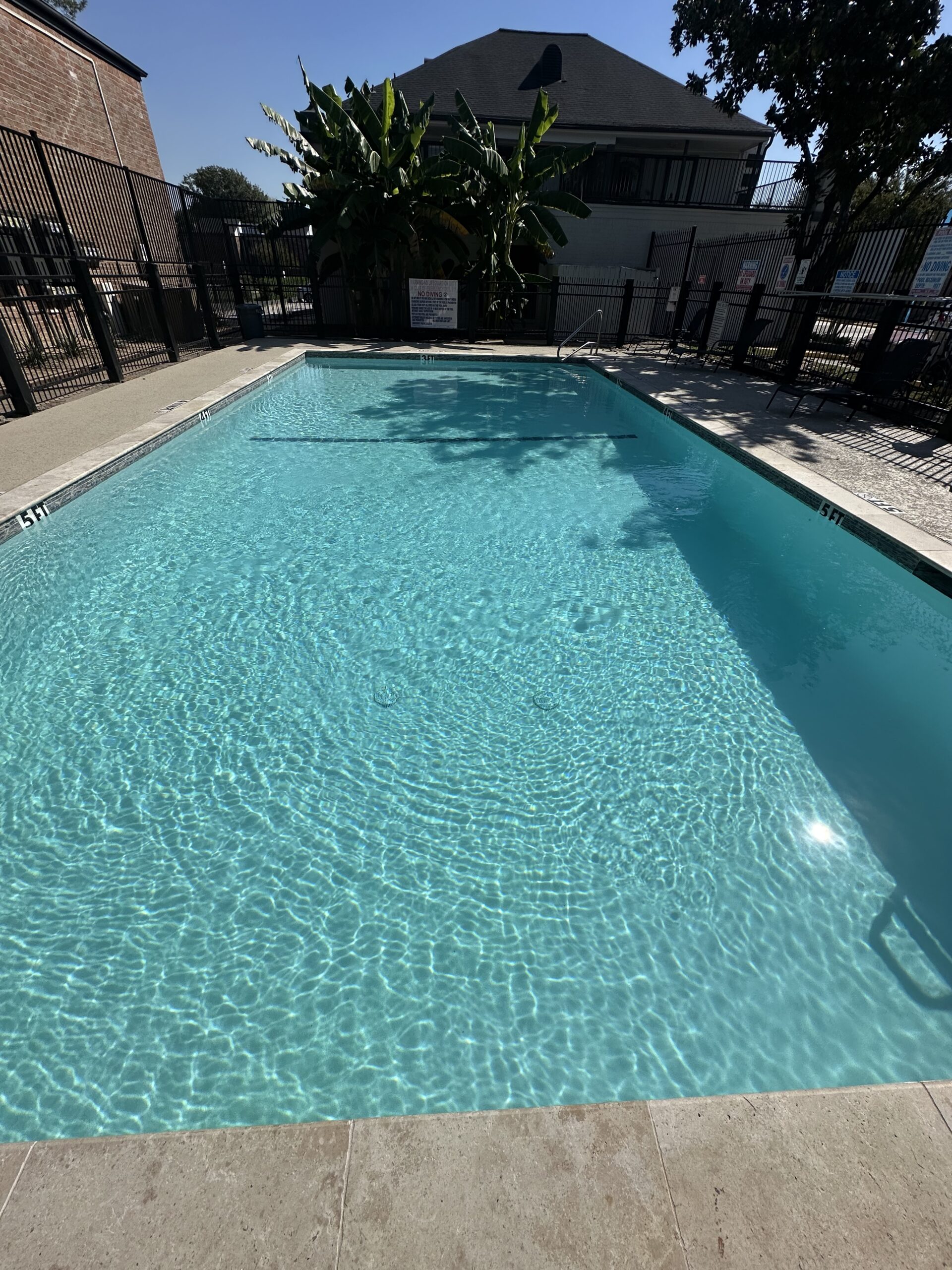 Clean water pool result